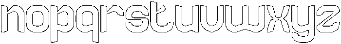 RECORD MOMENT-Hollow otf (400) Font LOWERCASE
