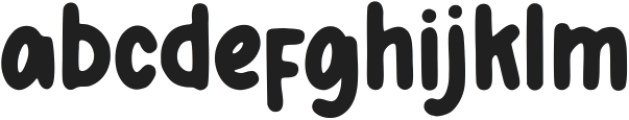 RED BURGER otf (400) Font LOWERCASE