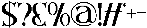 REGSROK-Regular otf (400) Font OTHER CHARS