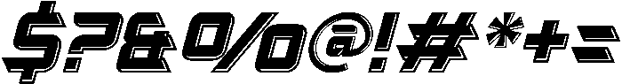 REJECT SPACES ITALIC otf (400) Font OTHER CHARS