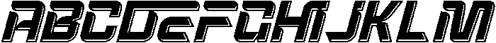 REJECT SPACES ITALIC otf (400) Font UPPERCASE
