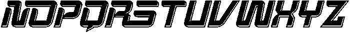 REJECT SPACES ITALIC otf (400) Font UPPERCASE