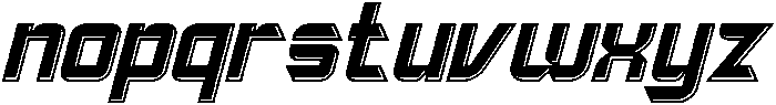 REJECT SPACES ITALIC otf (400) Font LOWERCASE