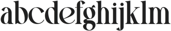 REKBIN Regular otf (400) Font LOWERCASE