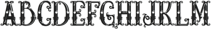 RELIC ISLAND1 Regular otf (400) Font LOWERCASE