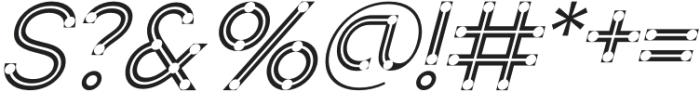RELIGIONS LIGHT ITALIC otf (300) Font OTHER CHARS