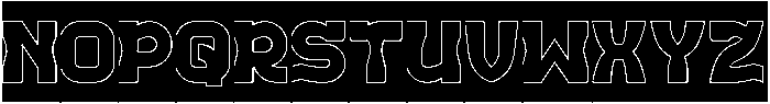 REPLAY-Hollow-Inverse otf (400) Font UPPERCASE