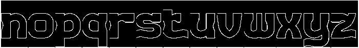 REPLAY-Hollow-Inverse otf (400) Font LOWERCASE