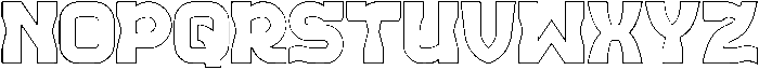 REPLAY-Hollow otf (400) Font UPPERCASE