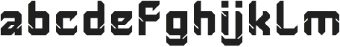 REPLICATE Bold otf (700) Font LOWERCASE