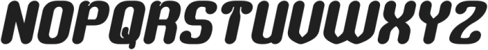 RETRO CHARACTERS Bold Italic otf (700) Font UPPERCASE