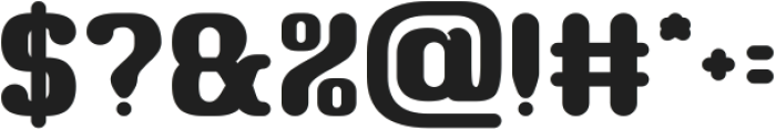 RETRO CHARACTERS Bold otf (700) Font OTHER CHARS