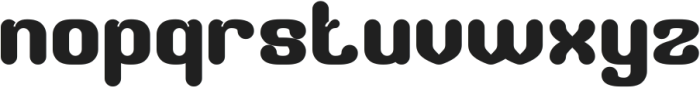 RETRO CHARACTERS Bold otf (700) Font LOWERCASE
