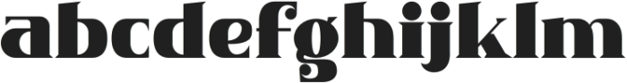 RETRO PROVE Regular otf (400) Font LOWERCASE