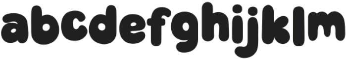 RETRO Regular otf (400) Font LOWERCASE