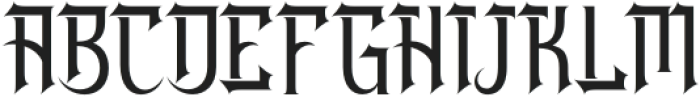 REXAR-Regular otf (400) Font UPPERCASE