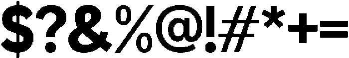 Readant Extra Bold otf (700) Font OTHER CHARS