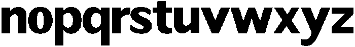 Readant Extra Bold otf (700) Font LOWERCASE