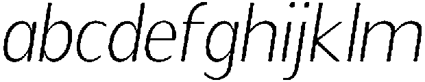 Readant Extra Light Oblique otf (200) FONT