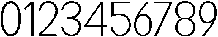 Readant Extra Light otf (200) Font OTHER CHARS