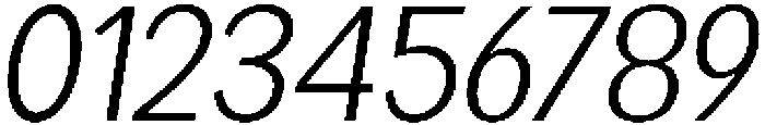 Readant Light Oblique otf (300) Font OTHER CHARS