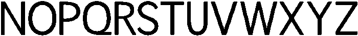 Readant Regular otf (400) Font UPPERCASE