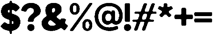 Readant Soft Black otf (900) Font OTHER CHARS
