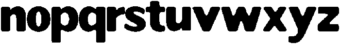 Readant Soft Black otf (900) Font LOWERCASE