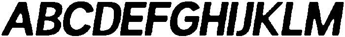 Readant Soft Bold Italic otf (700) Font UPPERCASE