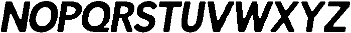 Readant Soft Bold Italic otf (700) Font UPPERCASE