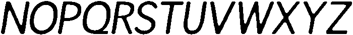 Readant Soft Italic otf (400) Font UPPERCASE