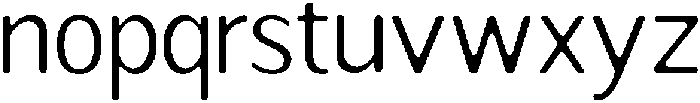 Readant Soft Light otf (300) Font LOWERCASE
