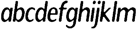 Readant Soft Medium Condensed Italic otf (500) FONT