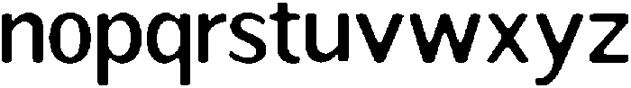 Readant Soft Medium otf (500) Font LOWERCASE