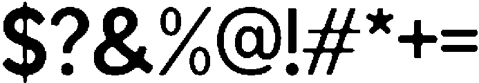 Readant Soft SemiBold otf (600) Font OTHER CHARS