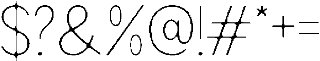 Readant Soft Thin otf (100) Font OTHER CHARS