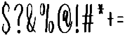 Reading Outdoor Regular otf (400) Font OTHER CHARS