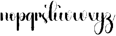 Reading Outdoor Regular otf (400) Font LOWERCASE