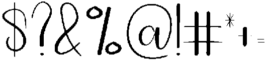 Reading Regular otf (400) Font OTHER CHARS