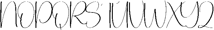 Reading Regular otf (400) Font UPPERCASE