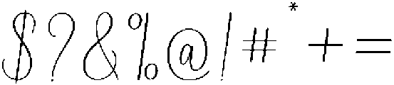 Reading Regular otf (400) Font OTHER CHARS
