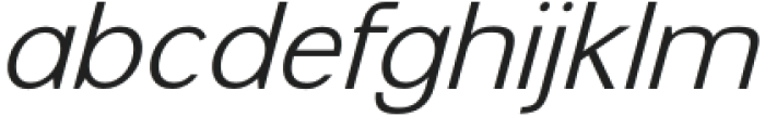 Readme Extra Light Italic otf (200) Font LOWERCASE