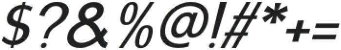 Readme-Italic otf (400) Font OTHER CHARS