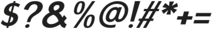 Readme Semi Bold Italic otf (600) Font OTHER CHARS