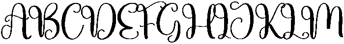 Ready Regular otf (400) Font UPPERCASE