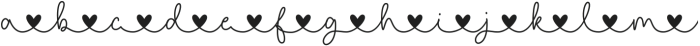 Real Love Heart otf (400) Font UPPERCASE