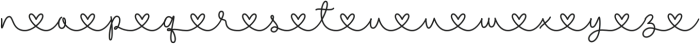 Real Love Heart otf (400) Font LOWERCASE