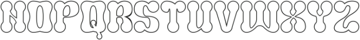 Real Thing-Hollow otf (100) Font UPPERCASE