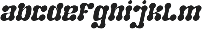 Real Thing Italic otf (100) Font LOWERCASE