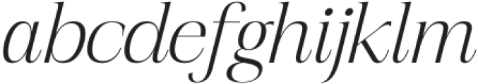 Realife Moment Italic otf (400) Font LOWERCASE